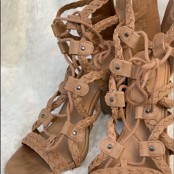 Merona Shoes - B1G1 Merona Kolbi braided ghillie heel